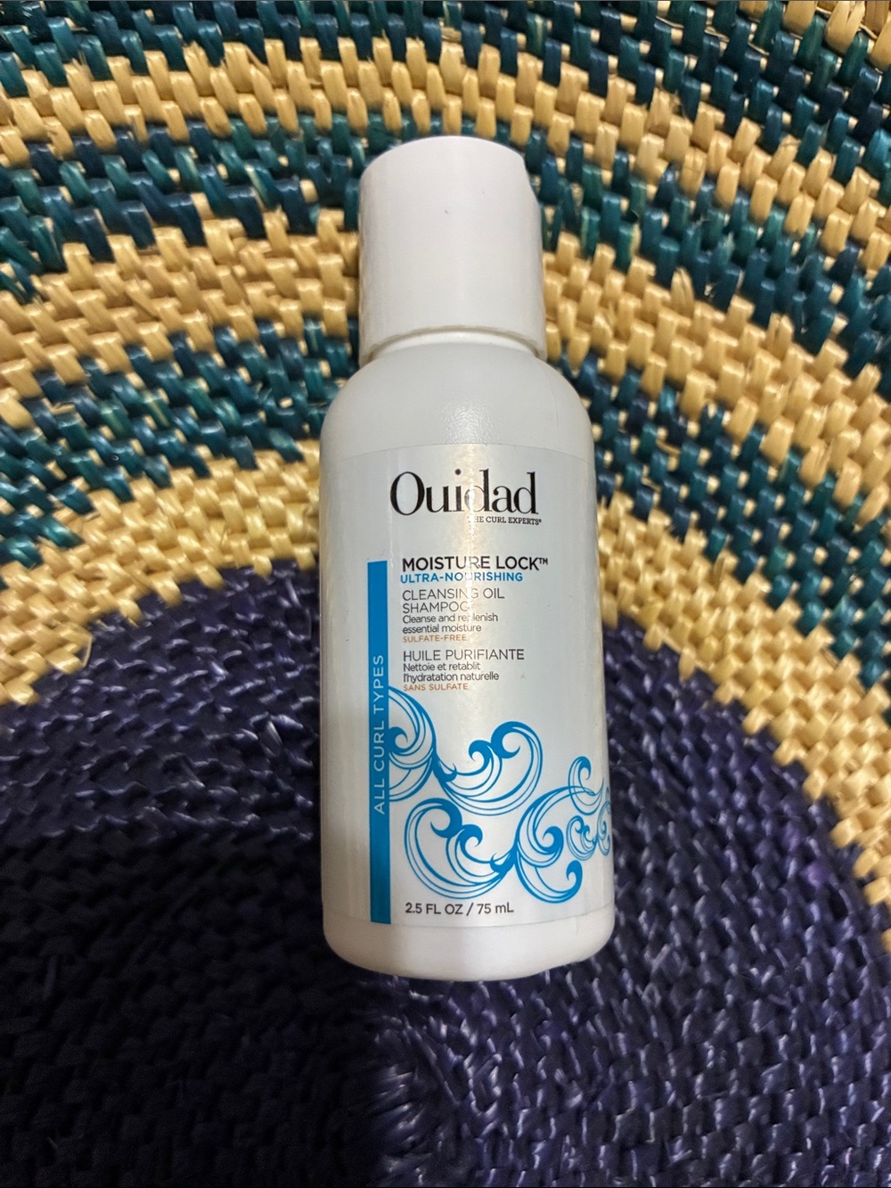 Ouidad Moisture Lock Ultra Nourishing Cleansing Oil Shampoo Travel Size - 2.5 fl